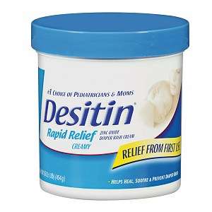 Desitin Diaper Rash Cream, Rapid Relief, Creamy 16 oz (454 g)  