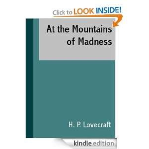  At the Mountains of Madness eBook H. P. Lovecraft Kindle Store