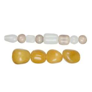  46g/1.62oz Gemstone/glass Gold/tan   Jewelry Basics 