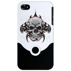 iPhone 4 or 4S Slider Case White Tribal Skull: Everything 