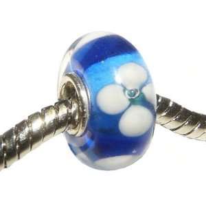  Hidden Gems (S153) Sterling Silver Single Core Glass Bead 