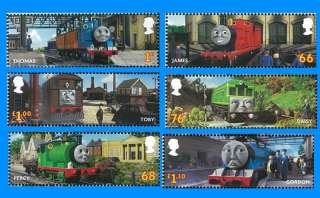 UK Stamp, 2011 Thomas the Tank Engine, Cartoon, Train  