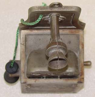 Antique J & E Stevens Pay Phone Mechanical Toy Bank  