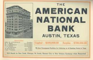 1917 RAND McNALLY BANKERS DIRECTORY NATIONAL BANK LAW  