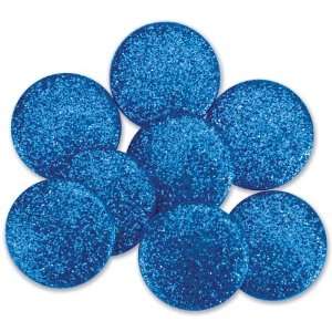  Dress It Up Big Glitter Dots .75 8/Pkg Royal Blue 