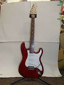 Barracuda  strat style electric guitar  Red  
