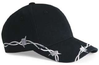 Outdoor Cap Barb Wire Cap BRB600 Barbed Hat Black  