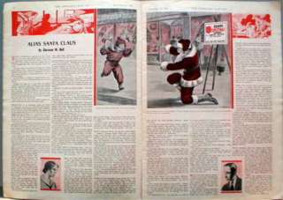 1933 Christmas Salvation Army War Cry Mag. Booth Santa  