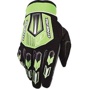  Bike Motorcycle Gloves w/ Free B&F Heart Sticker Bundle   Green / Size