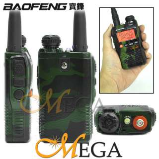 BAOFENG UV 3R_Mark II Camouflage Dual display w/USB PSU & USB charger 