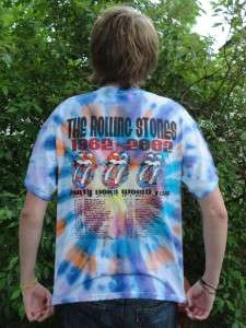 Rolling Stones 40 Licks World Tour 1962   2002 T Shirt  