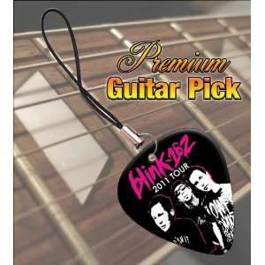  Blink 182 2011 Tour Premium Guitar Pick Phone Charm 