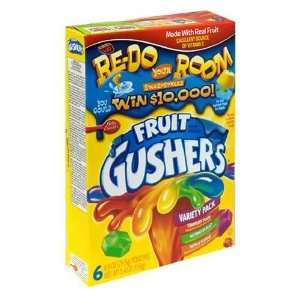 Betty Crocker Gushers Variety Pack, 6 Count (Pack of 6):  