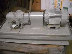 TUTHILL PUMP w/ MOTOR ON BASE PLATE ,USED  