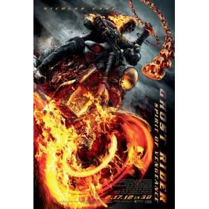  Ghost Rider 2 Original 27 X 40 Theatrical Movie Poster 