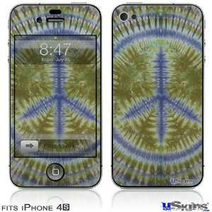  iPhone 4S Skin   Tie Dye Peace Sign 102: Everything Else