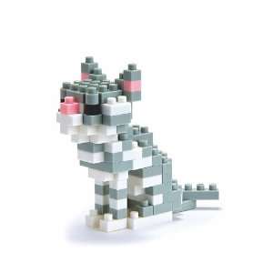  Nanoblock NBC_032 Cat (American Shorthair): Toys & Games