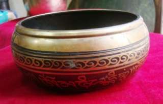 Tibetan Buddhist Singing Bowl Collectible  