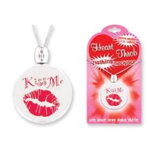  Heart Throb   Flashing Necklace Case Pack 72 Everything 