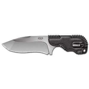 BokerPlus Plus Chad MPT Fixed Blade Neck Knife 3 3/4 Plain Edge Blade 