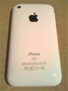 Apple WHITE iPhone 3G   8GB (AT&T) Unlocked & Jailbroken READY 4 Any 