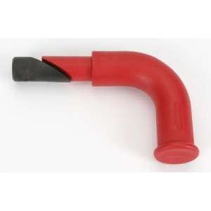   Plastic Bar Hook   90 Degree Bend  Red , Material Plastic 40107039