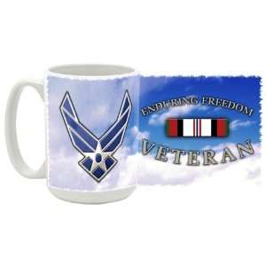  Air Force Enduring Freedom Veteran Coffee Mug Kitchen 