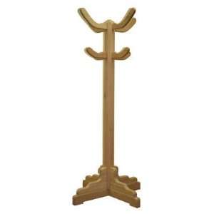   Furniture 4007 Moro Coat Tree Finish Red Mahogany Furniture & Decor