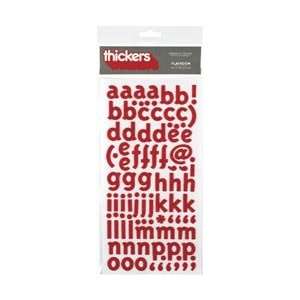  Thickers Felt Alphabet Stickers 5.625X11 Sheet   Playroom 