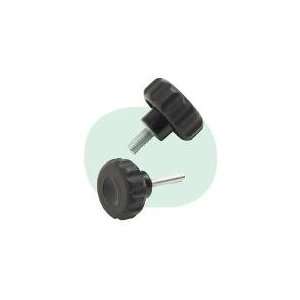 GeTech MMAYDMM201AW093 Thermoplastic Dimpled Knob, Black Finish, 0 