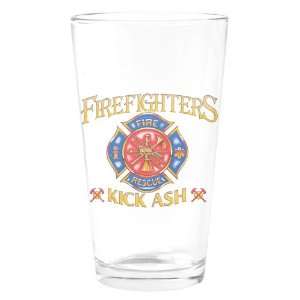   Drinking Glass Firefighters Kick Ash   Fire Fighter 