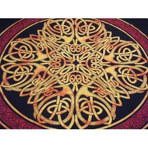  Bohemian Celtic Knot Tapestry Cotton Indian Bed Sheet Wall 