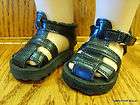 SALE** BLACK Straped Deck DOLL SANDALS SHOES for 18 American Girl 
