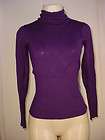   Junior Womens Purple Turtleneck Sweater  size M  Great for Layering