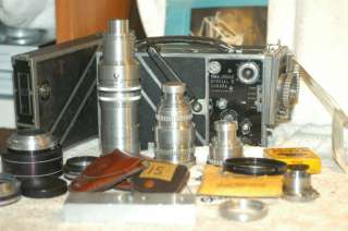 Cine Kodak Special II Movie Camera W/3 Lenses,  