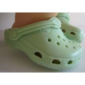    Light Green Croc Duc Shoes Fit Bitty Baby Doll: Everything Else