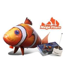   Mega Flier   Clown Fish Giant Inflateable RC Flying Fish Toys & Games