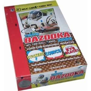  2005 Topps Bazooka Football HOBBY Box   24P8C: Toys 