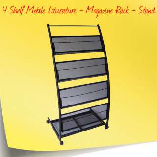 Shelf Mobile Literature/ Magazine Rack/ Stand  