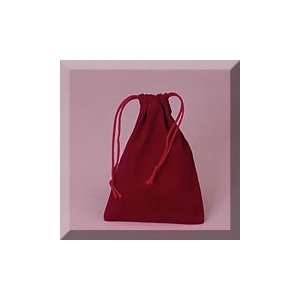  25ea   4 X 5 1/2 Red Velour Bag