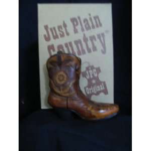   Just Plain Country DESERT FLOWER Miniature Cowboy Boot