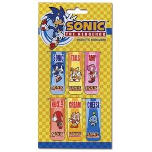  Sonic the Hedgehog Group Magnetic Bookmarks Toys & Games