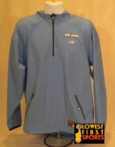 Johns Hopkins Blue Jays Embroidered Lacrosse Jacket Hood Nike $55 Mens 