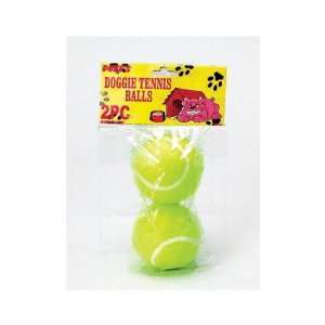    25 Packs of 2 Solid Dog Tennis Balls 2 1/2 Home & Kitchen