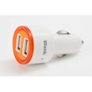  Blank DUC 100 Dual USB Car Charger: Cell Phones 