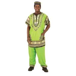  Mens Traditional Pant Set  Lime 