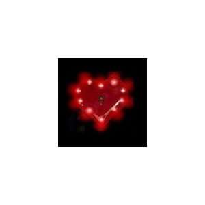   Flashing Deluxe Red Heart L.E.D. Blinkie Pins