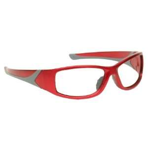  Blockage. Clear lenses are anti reflective, scratch resistant and have