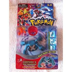  Pokemon Advance Corphish & Metagross Hasbro Figure Set 