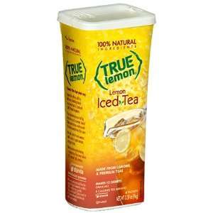 True Lemon 100% Natural Lemon Ice Tea Drink Mix 6 Packets   Makes 12 